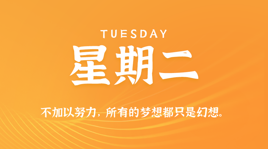 今天是10月13日，星期二，在这里每天60秒读懂世界！